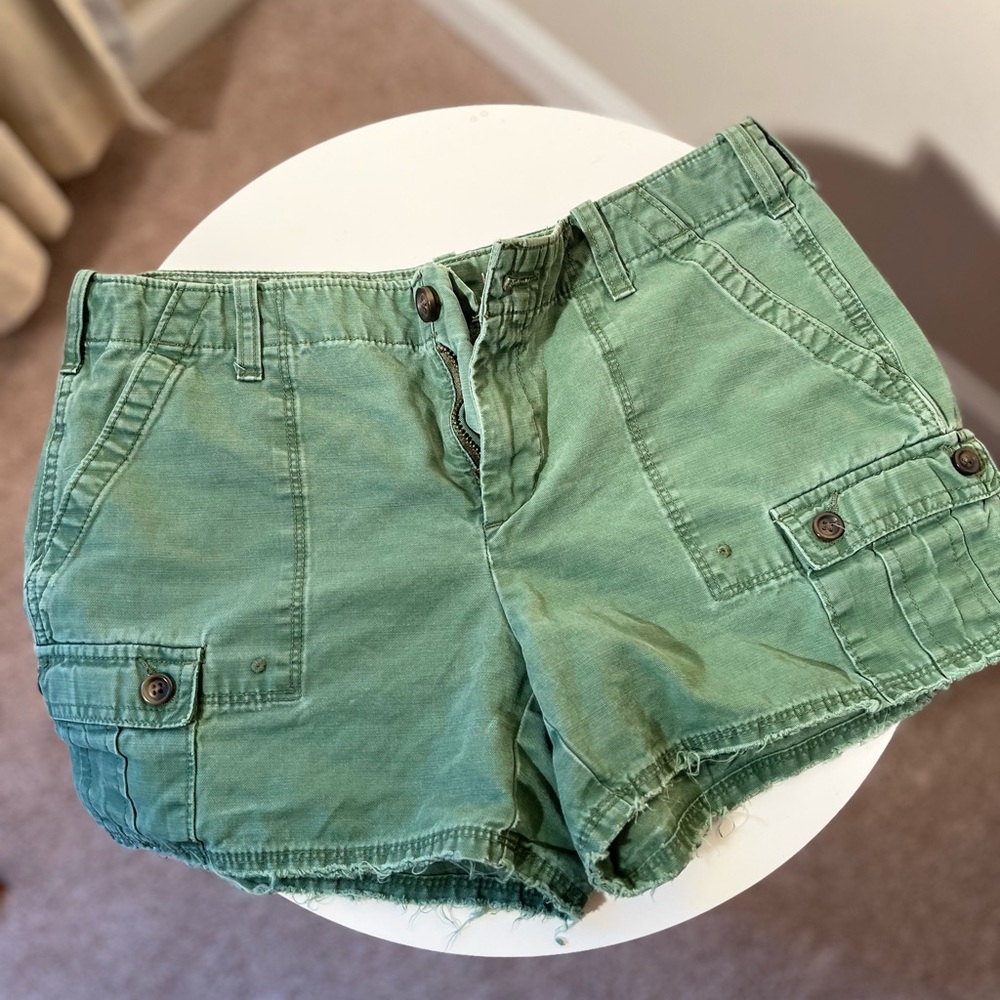 GAP Khaki Frayed Cargo Short